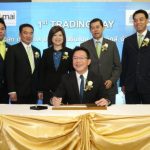 NCL representatives at the first trading day event